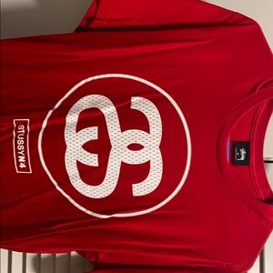 Stussy red t-shirt